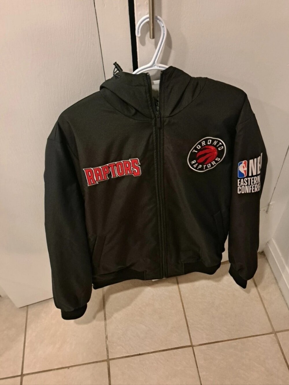 Men's Toronto Raptors NBA Hooded Bomber Jacket